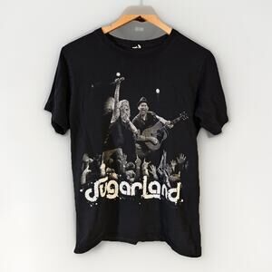 Sugarland Concert Tour T-Shirt Black Small Country Music Band Tee